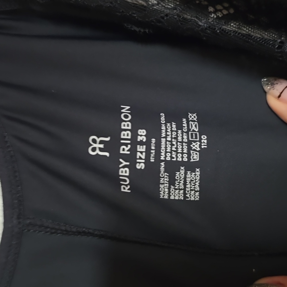 Ruby Ribbon Second Skin Lace Cami - image 2